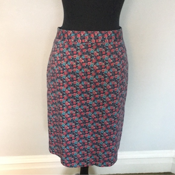 346 Brooks Brothers Floral Midi Skirt, 12 - Picture 2 of 9